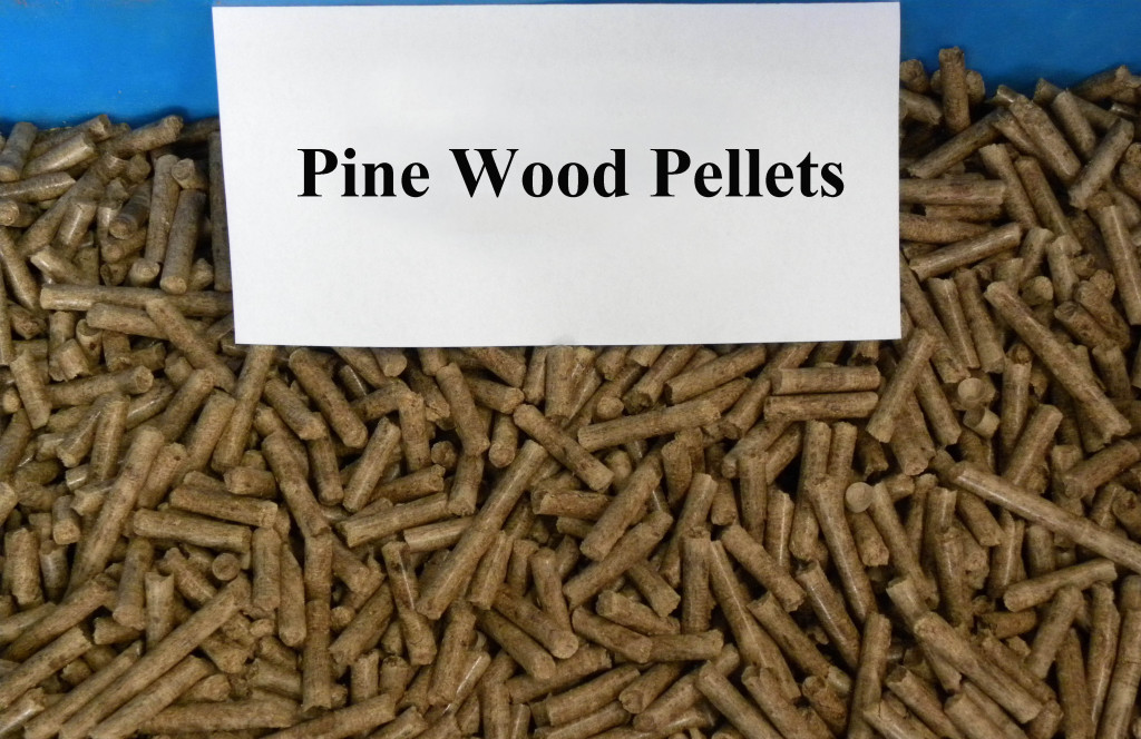 Pine wood pellets_
