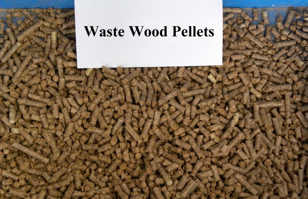 Waste wood pellets_